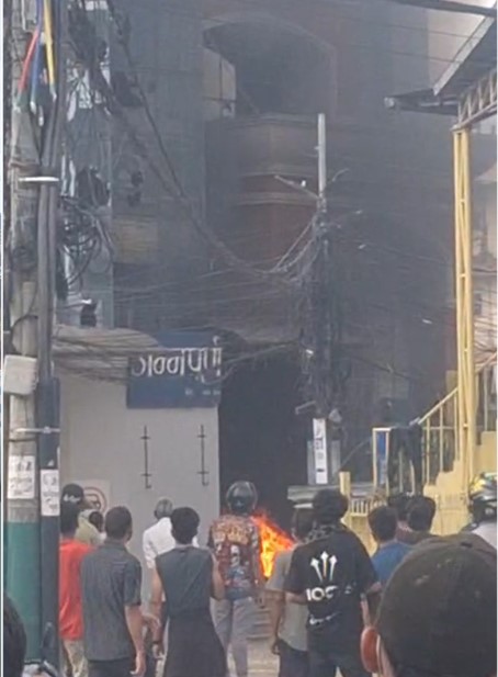 Update on protest: Huge loss of property; vandalism and arson on media houses as well